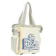 Pre-owned Nylon chanel-bags Chanel Vintage , White , Dames