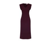 Elegante Jurk Collectie Herfst Winter Rinascimento , Purple , Dames