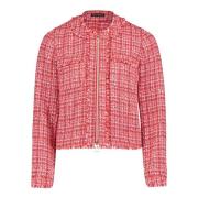 Fringe Blazer Jas Betty Barclay , Red , Dames