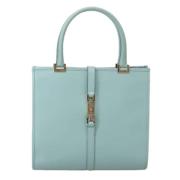 Pre-owned Leather gucci-bags Gucci Vintage , Blue , Dames