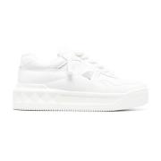 Stijlvolle Sneakers met Uniek Ontwerp Valentino Garavani , White , Her...