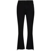 Flared Jeans Mother , Black , Dames