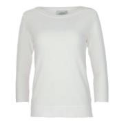 Round-neck Knitwear Vicario Cinque , White , Dames