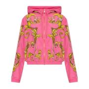 Jas met Outline Barocco print Versace Jeans Couture , Pink , Dames