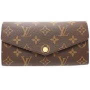 Pre-owned Canvas wallets Louis Vuitton Vintage , Brown , Dames