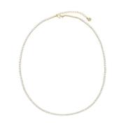 Strass Ketting - Mode Statement Sieraden Notre-v , Yellow , Dames