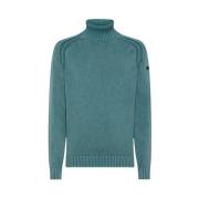 Katoenen Turtleneck Sweater RRD , Blue , Heren