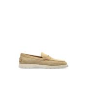 Suède schoenen type loafers Tod's , Beige , Heren