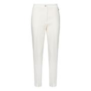 Witte Slim Fit Broek Guess , White , Dames