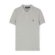 Grijze Polo Pony Katoenen T-shirt Polo Ralph Lauren , Gray , Heren