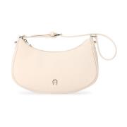 Elegante Leren Clutch Tas Aigner , Beige , Dames