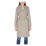 Lente/Zomer Dames Parka en Trench Guess , Beige , Dames