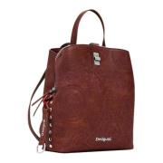 Lente/Zomer Damesrugzak Collectie Desigual , Brown , Dames