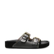 Zwarte Sandalen Lennyo Stijl Isabel Marant , Black , Dames