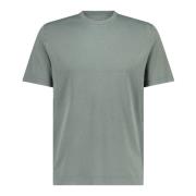 Katoenen T-shirt, Made in Italy Fedeli , Green , Heren