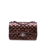 Pre-owned Leather shoulder-bags Chanel Vintage , Red , Dames