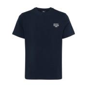 Standaard Rue Madame T-Shirt A.p.c. , Blue , Heren