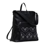 Lente/Zomer Dames Rugzak Collectie Desigual , Black , Dames