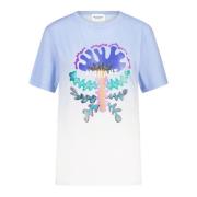 Bedrukt katoenen T-shirt, ronde hals Isabel Marant , Multicolor , Dame...