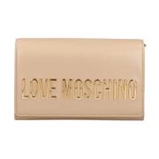 Gouden Dames Schoudertas Moschino , Yellow , Dames