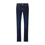 Zip Michelangelo Slim Fit Jeans Tramarossa , Blue , Heren