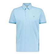 Polo shirt met logo borduursel Etro , Blue , Heren