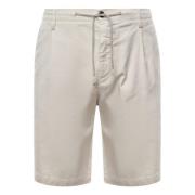 Trekkoord Bermuda Shorts Zandkleur Eleventy , Beige , Heren