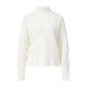 Alpaca Wol Gebreide Trui Hugo Boss , White , Heren