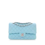 Pre-owned Leather chanel-bags Chanel Vintage , Blue , Dames