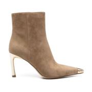 Beige Enkellaarzen voor vrouwen Michael Kors , Beige , Dames