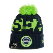 NFL Pom Pom Hoed in Teamkleuren New Era , Black , Heren