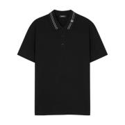 Zwarte T-shirts en Polos Versace , Black , Heren