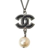 Pre-owned Metal chanel-jewelry Chanel Vintage , Black , Dames