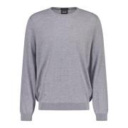 Elastische Wollen Pullover Slim-Fit Modern Hugo Boss , Gray , Heren