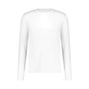 Katoenen Slim-Fit Longsleeve Shirt Stefan Brandt , White , Heren