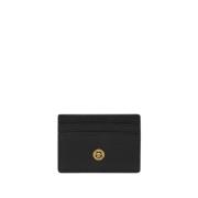 Zwarte Portemonnees voor Mannen Versace , Black , Heren