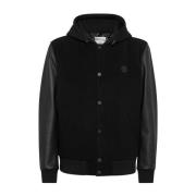 Zwarte Jas voor Mannen Philipp Plein , Black , Heren