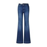 Moderne Dojo Flared Jeans 7 For All Mankind , Blue , Dames