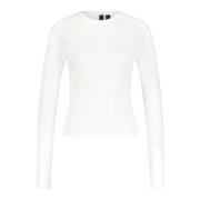 Biologisch Katoenen Shirt met Lange Mouwen Y-3 , White , Dames