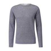 Linnen Pullover Klassieke Ronde Hals Kiefermann , Gray , Heren