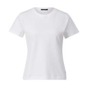 Katoenen T-shirt Comfort Stijl Windsor , White , Dames