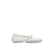 Leren Loafers Tod's , White , Dames