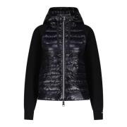 Gewatteerde capuchon overgangsjas Herno , Black , Dames