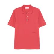 Klei Rode Polo Shirt voor Mannen Lanvin , Red , Heren