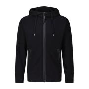 Katoenen Hoodie met Geïntegreerde Bril C.p. Company , Black , Heren