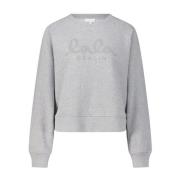 Logo Oversized Sweatshirt Ijora Lala Berlin , Gray , Dames