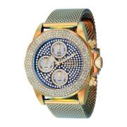 Pro Diver Dames Quartz Horloge Invicta Watches , Yellow , Dames