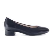 Zwarte gladleren pumps Gabor , Black , Dames