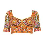 Multicolor Shirt voor Stijlvolle Look Moschino , Multicolor , Dames