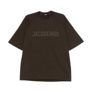 Bruine T-shirt en Polo Jacquemus , Green , Heren